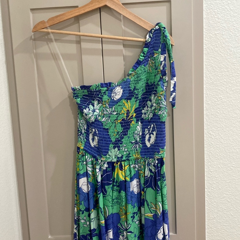 Sapra Floral One Shoulder Dress